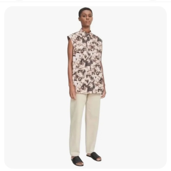 NWT Samsøe Samsøe camo clay sleeveless shirt - Picture 1 of 10